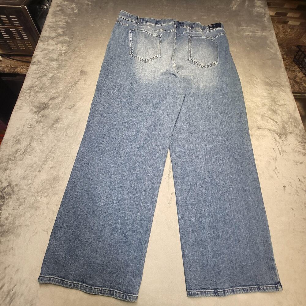 J. Jill Jeans Womens 26R Blue Light Wash Wide Leg High-Rise Full Leg Relaxed Fit - Picture 12 of 13